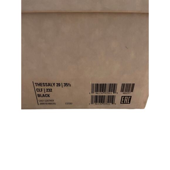 Jimmy Choo Thessaly Leather Heeled Booties Stretchy Chelsea Classy 35.5/ US 5.5 - Picture 12 of 12